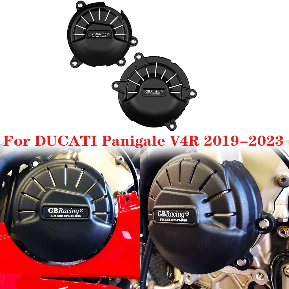 

Motorcycles Engine cover Protection case For DUCATI V4R PANIGALE 2019 2020 2021 2022 2023 Engine Covers Protectors