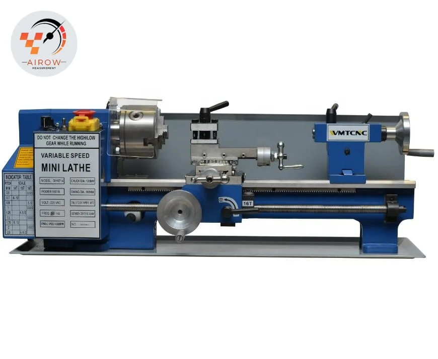 

Токарный станок Airow Parallel Lathe DIY0712 7''x12'' миниатюрный, для домашнего использования, с сертификатом CE