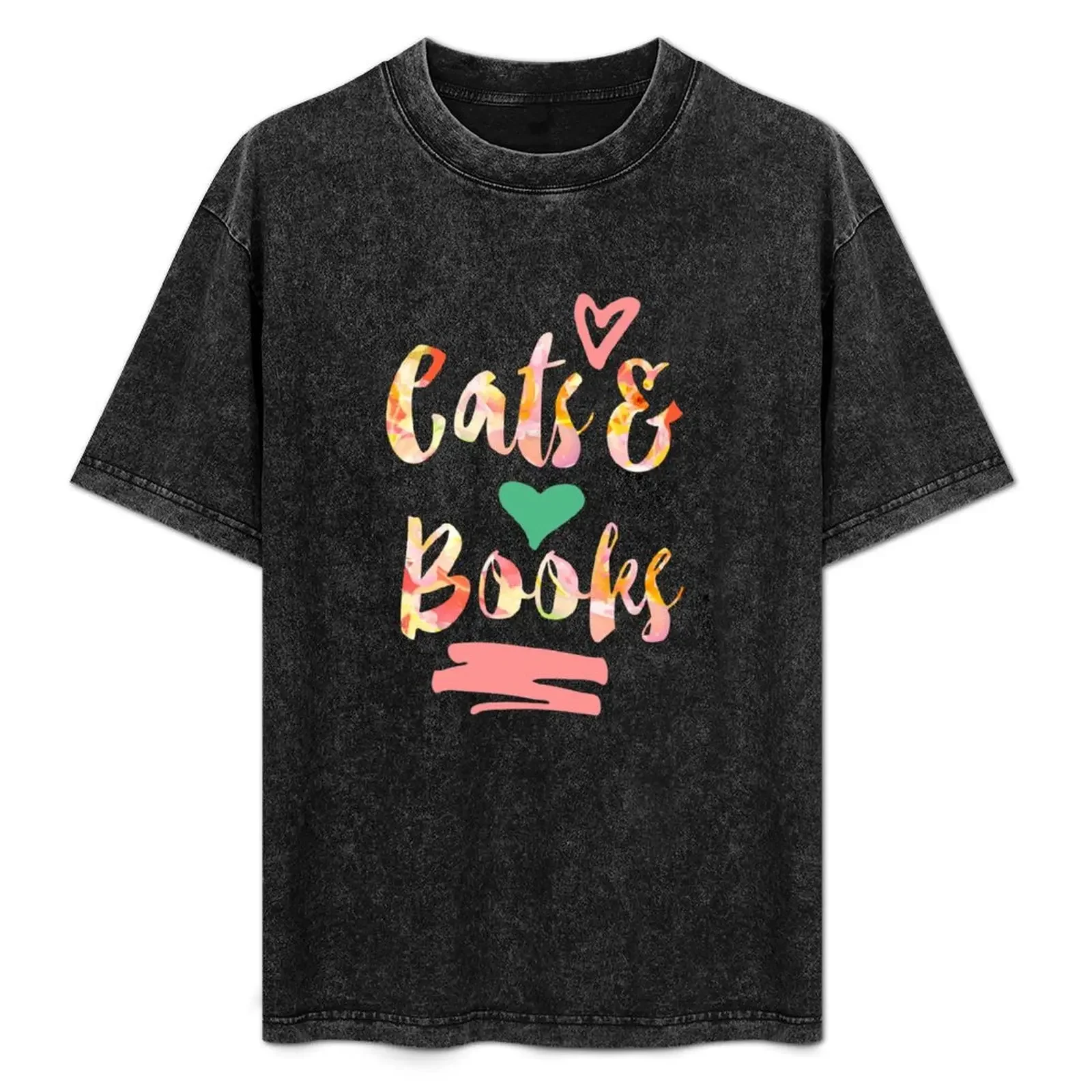 I love Cats & Books T-Shir anime graphic  shirs sublime mens big and all  shirs