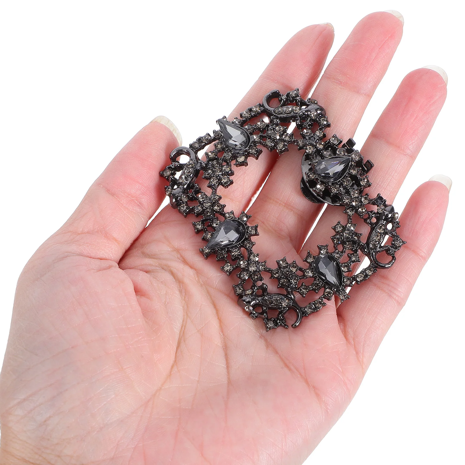 

2 Pcs Detachable Shoe Buckle Heels Accessories Decoration Clip Embellishments Sandals Clips Flats