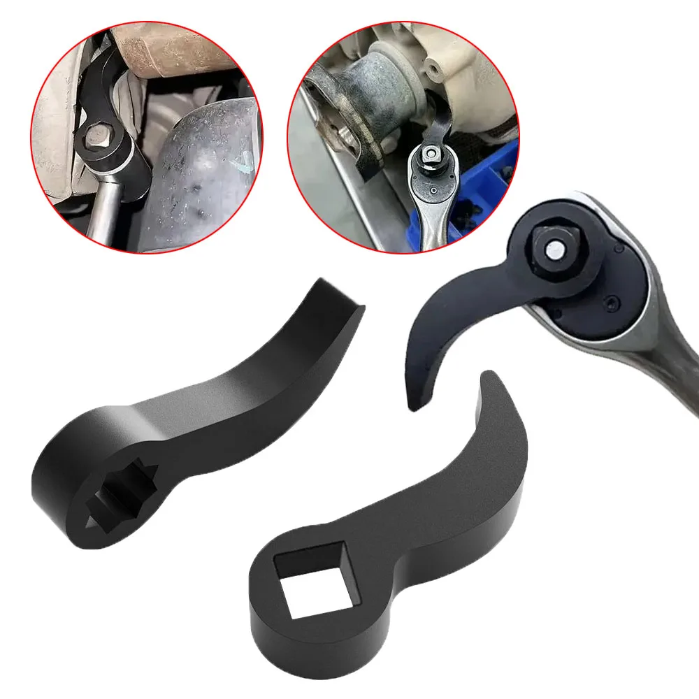 Angle Type Half Axle Disassembly Tool Drive Pry bar Adapter used for Open-end Wrenches Disassembling Axles Repair Tool