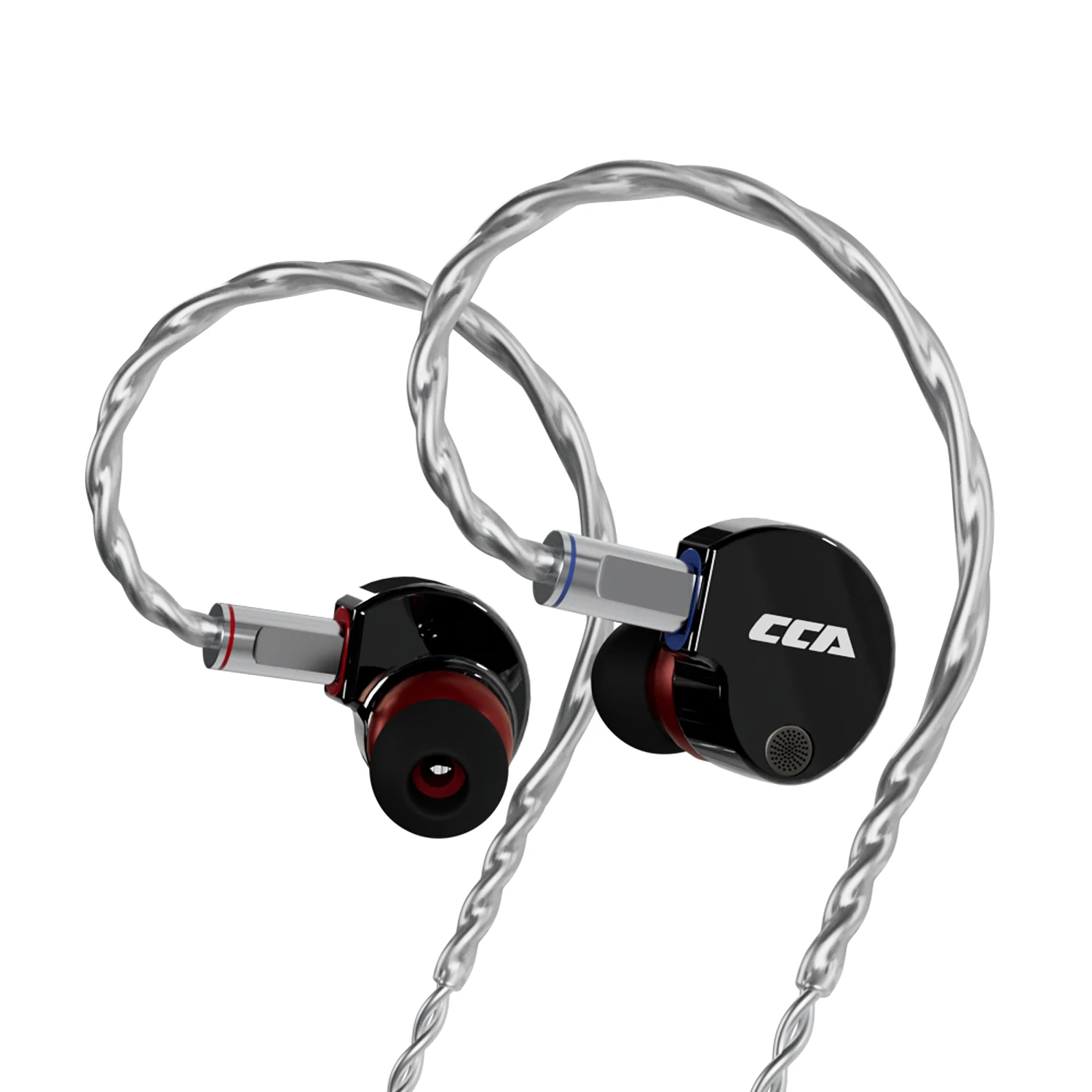 

CCA Phoenix In-Ear Monitor All-Metal Dual-Magnet Dynamic Driver IEM with HiFi Clear Sound & Detachable 0.78mm 2-Pin Cable
