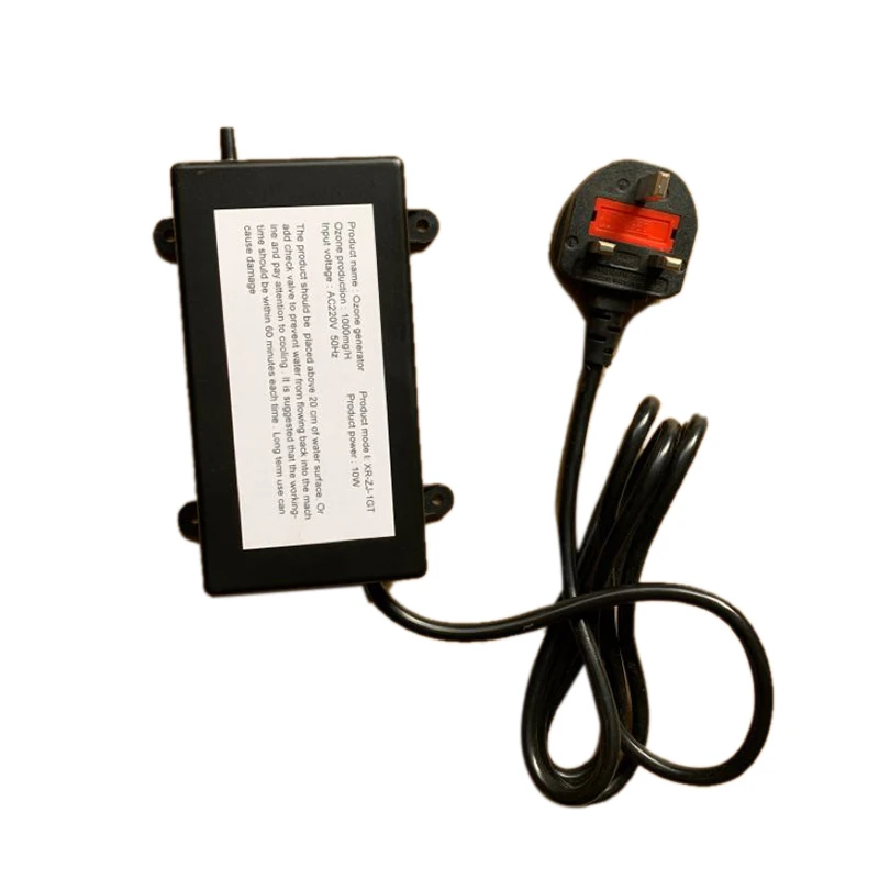 A59P new  Generator 1000Mg Ozonizer Water Air Purifier Cleaner Treatment Fruit Vegetable Fish Tank ,UK Plug