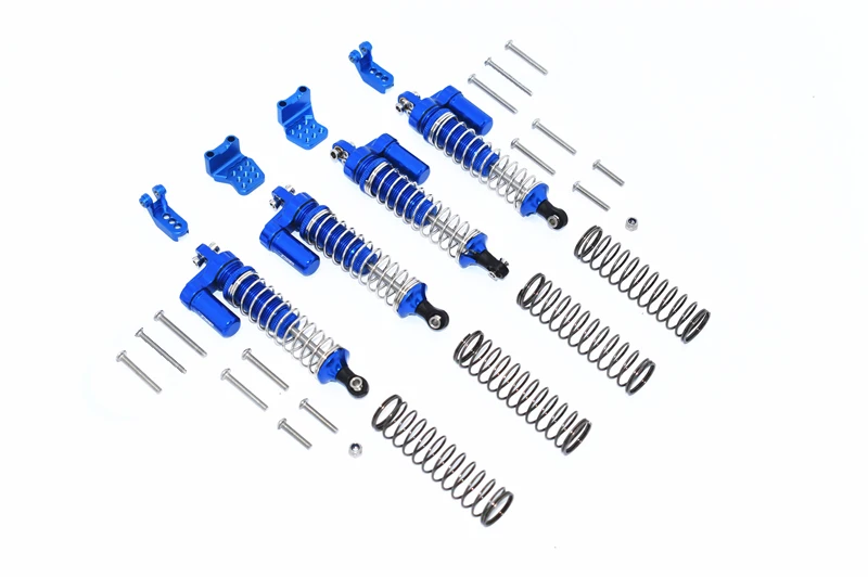 GPM 1/10 TRX-4 G500 -82096-4 ALU.  L-SHAPE PIGGY BACK SPRING DAMPERS 90MM+ADJUSTABLE DAMPER MOUNT (MULTIPLE POSITIONING HOLES