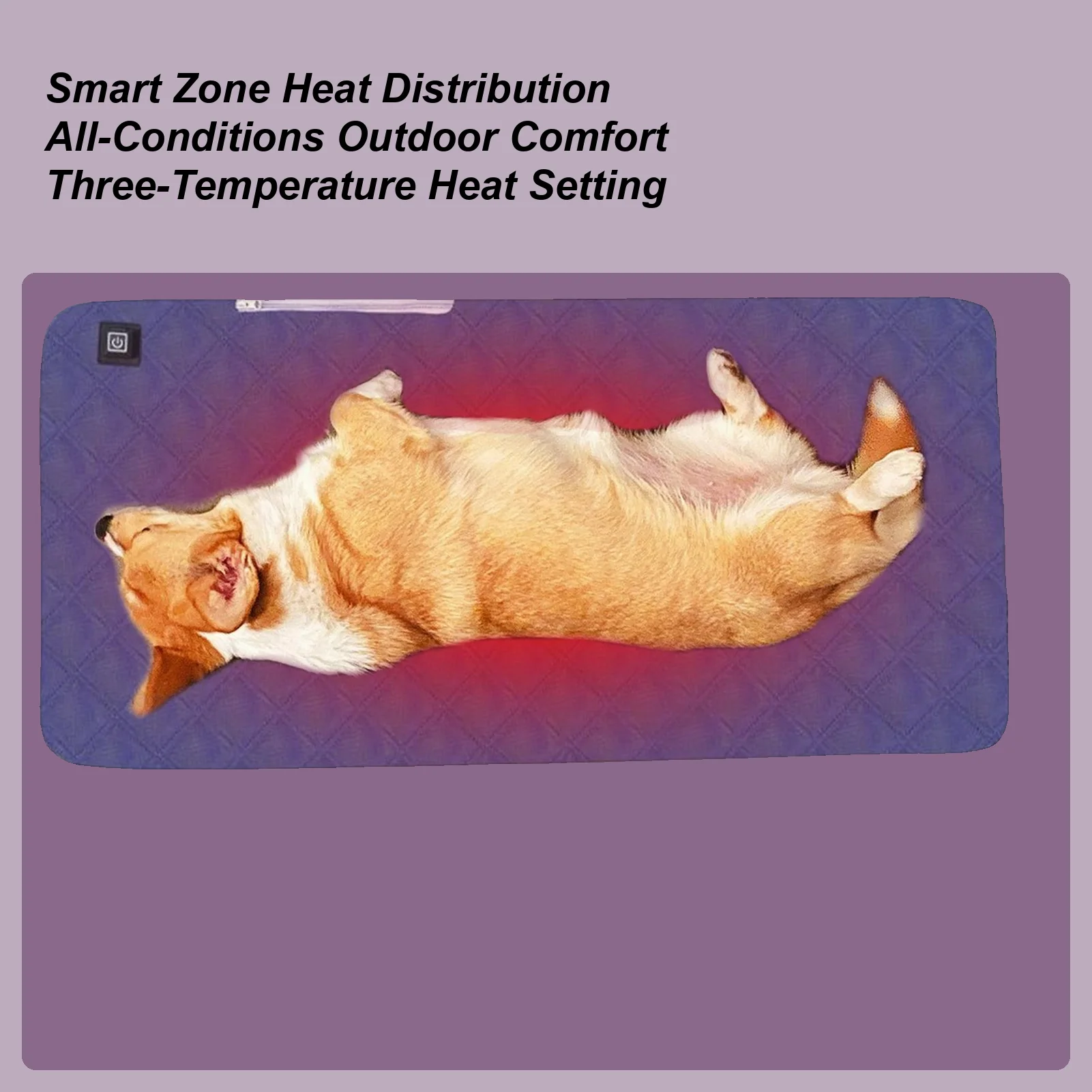 Heated Seat Covers Smart 5V Portable Heating Seat Cushion Heater Warmer Waterproof For Students Camping Outdoor Wheelchairs Back