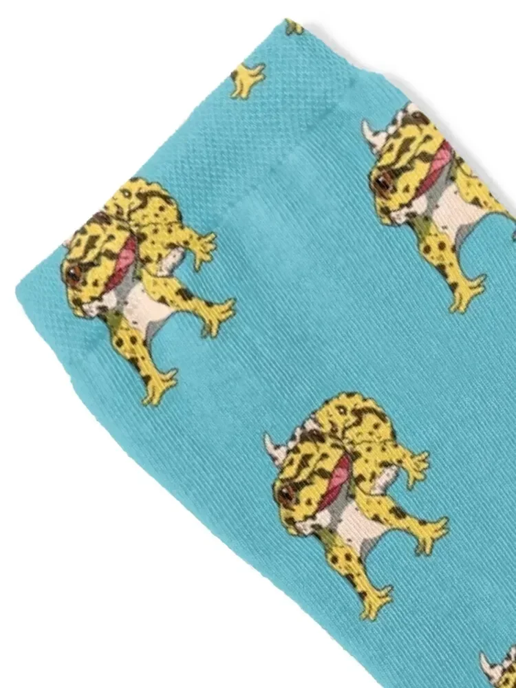 Leopard Gecko Smile Socks Men's Running Man Socks Women's