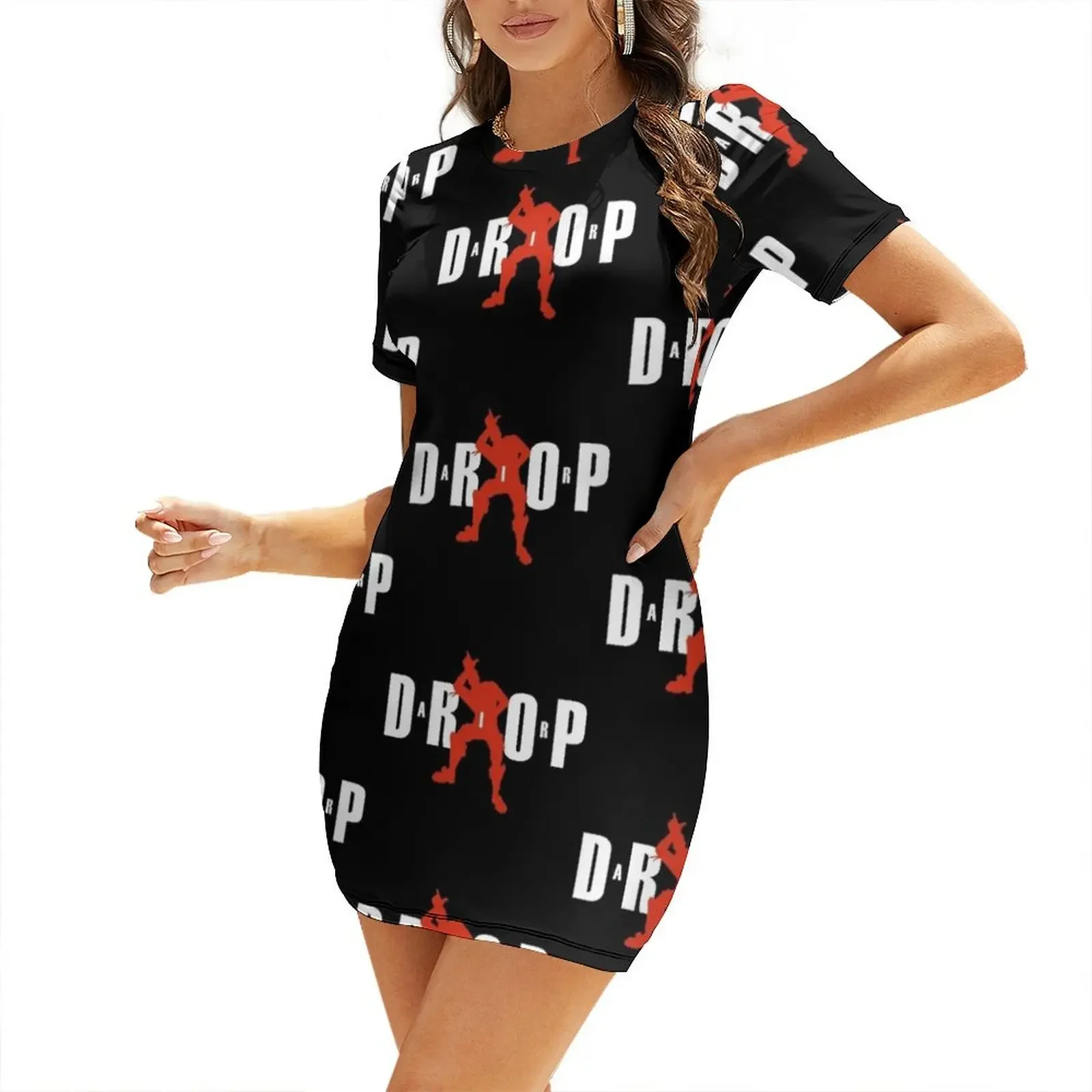 

Air Drop Short-Sleeved Dress loose summer dress dresses for prom Aesthetic clothing ladies dresses for women 2025 Dress