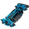 AXSPEED 금속 및 플라스틱 섀시 프레임 바디 쉘 조립 세트, Tamiya TT02 1/10 RC 모델 자동차 업그레이드 액세서리 3