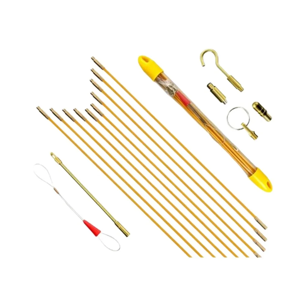 Precision-Tapered Fiberglass Rod Ends for Smooth Entry Into Conduits and Seamless Transition Between Connected Rod Segments