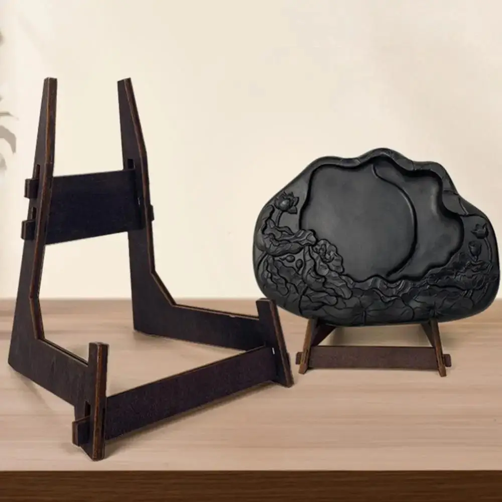 4.5/6/8 بوصة حامل عرض فني مضاد للانزلاق إطار صورة خشبي حامل عتيق متعدد الأغراض حامل عرض الكتب عرض ديكور