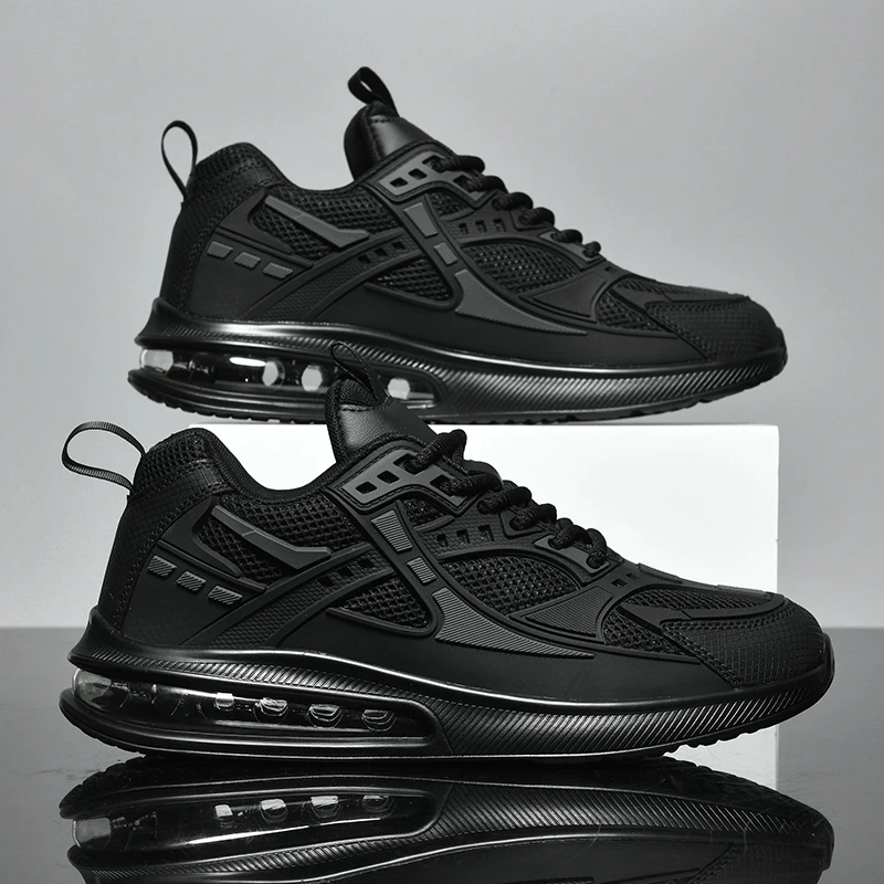 

2026 New Men's Sneakers Lightweight Breathable Running Shoes Non-slip Shock-absorbing Athletic Sports Shoes Comfortable Casual