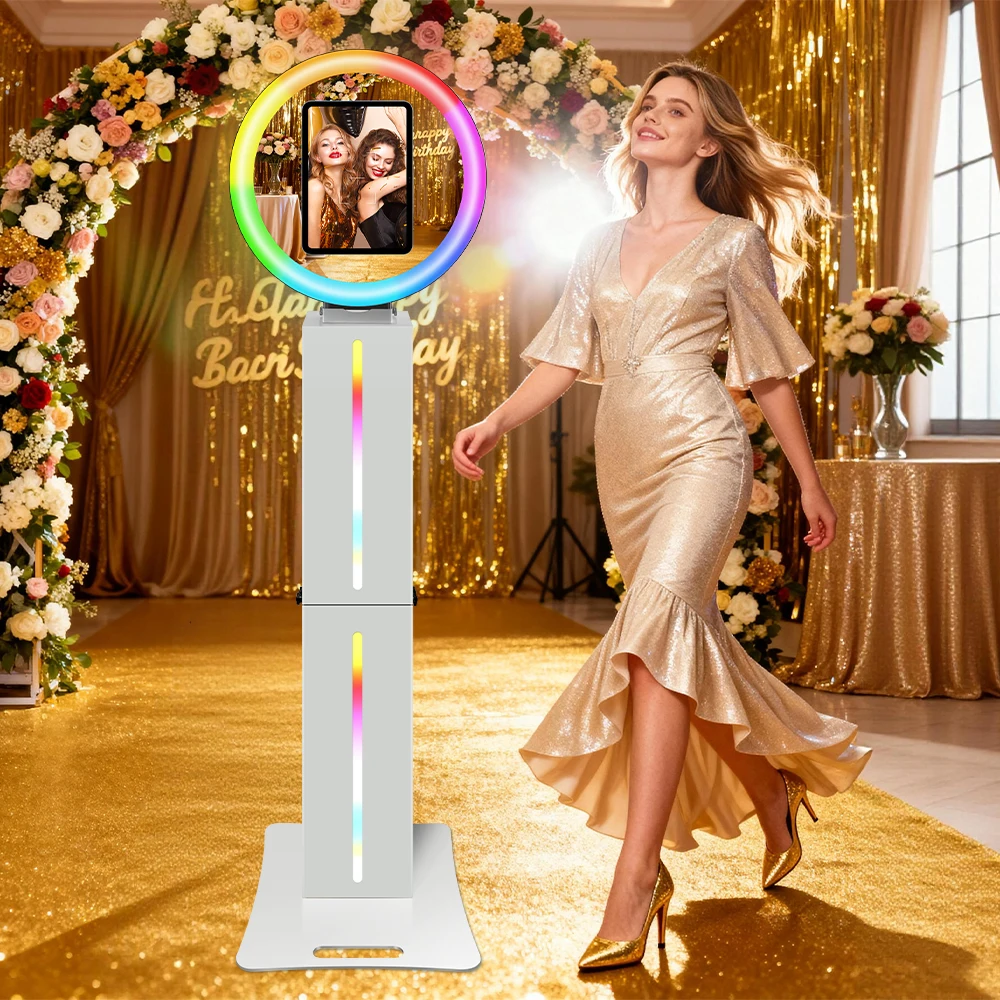 

На складе США | Фотобудка для iPad с Flight Box Фотобудка для селфи для iPad 12,9 дюйма Photobooth Professionnel Бесплатная доставка