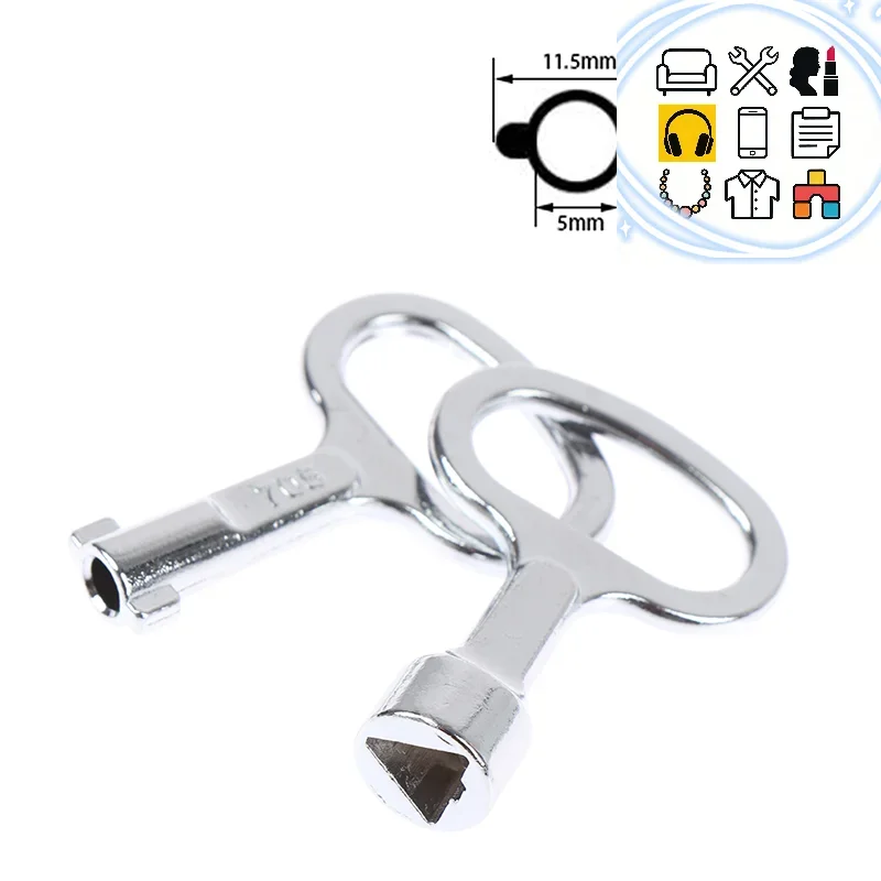 1Pc  Panel Lock Key Universal Wrench Triangle/Socket Electrical Cupboard Box Switch