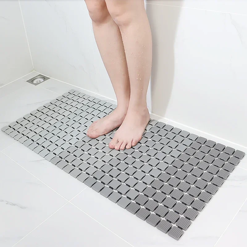 Holy High Bath Mats Massage Round Tpe Bathing Mat Seat Ppm Holes Carpet Rubber Boot Safety with Silicone Protection Shape White