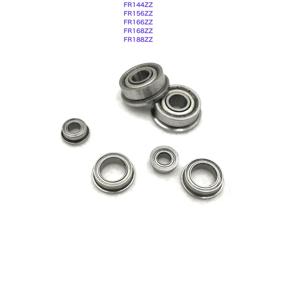 30 pc/lote fr144zz fr156zz fr166zz fr168zz fr188zz metal de alta precisão em miniatura flange profundo sulco rolamento de esferas peças da impressora 3d