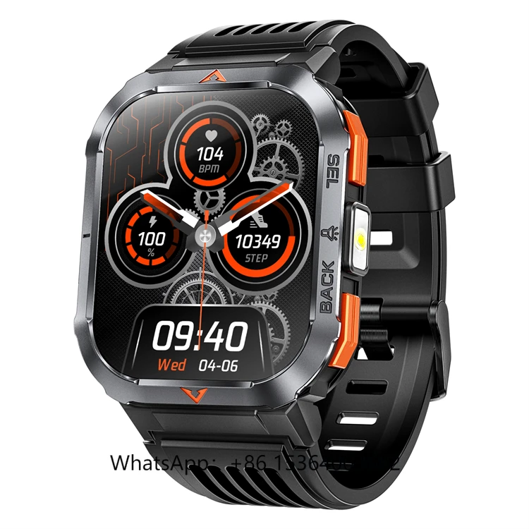 

TJXL-горячая распродажа, 400 мАч, умные часы с большой батареей, подключение BT, водонепроницаемый IP67, монитор сна, трекер для фитнеса, спорта, Mo