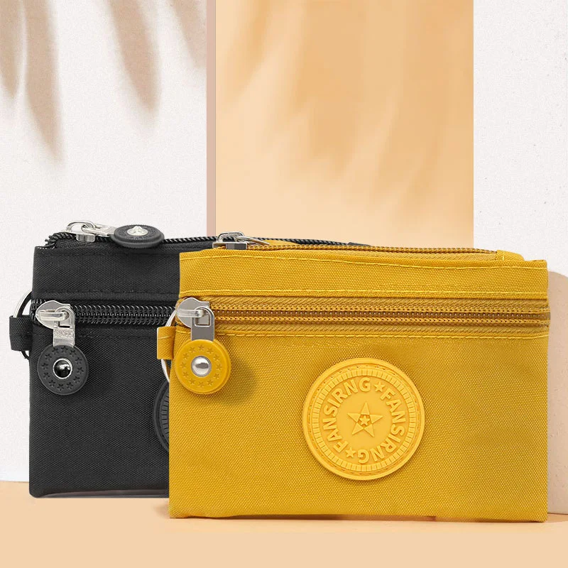 Coin Purse Gift Simple Zipper Key Coin Purse Nylon Mobile Phone Bag Storage Bag