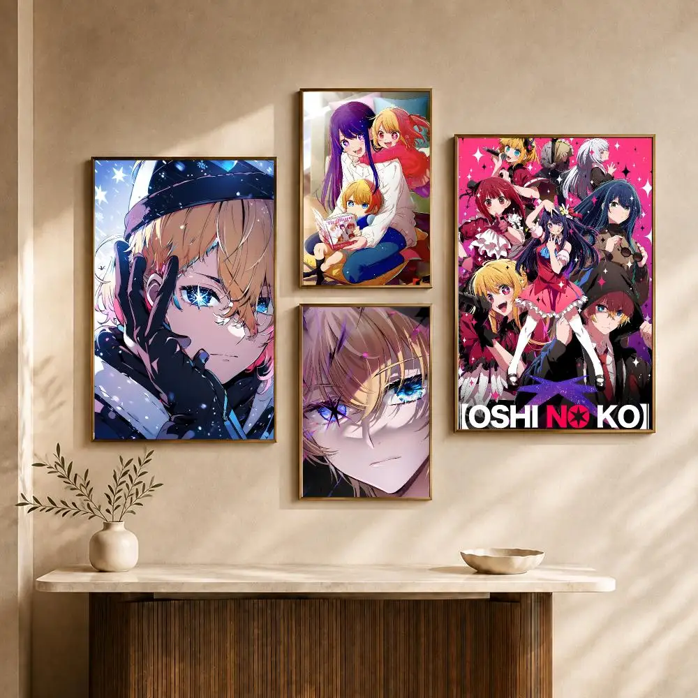 Anime Oshi No Ko Season 3 Ai Hoshino Idol Drama Poster HD Wall Decor Apartment Dorm Office Cafe Bedroom Home Gift