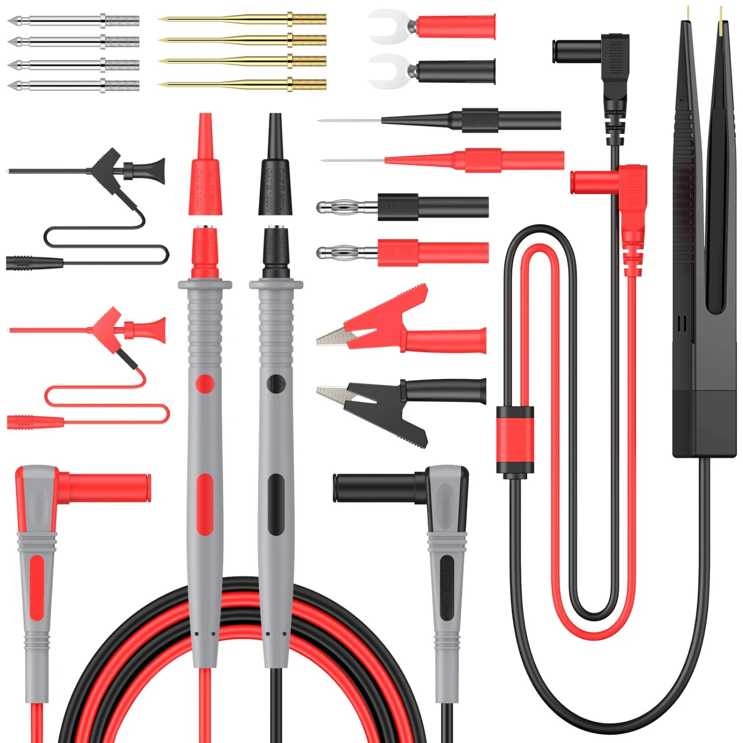 Durable 23Pcs PROSTER Multi Test Leads Kit for Accurate Voltage Circuit Testing