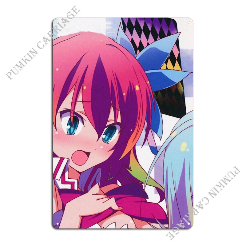 Shiro Jibril Stephanie Dol Metal Plaque Wall Decor Funny Mural Cinema Tin Sign Poster