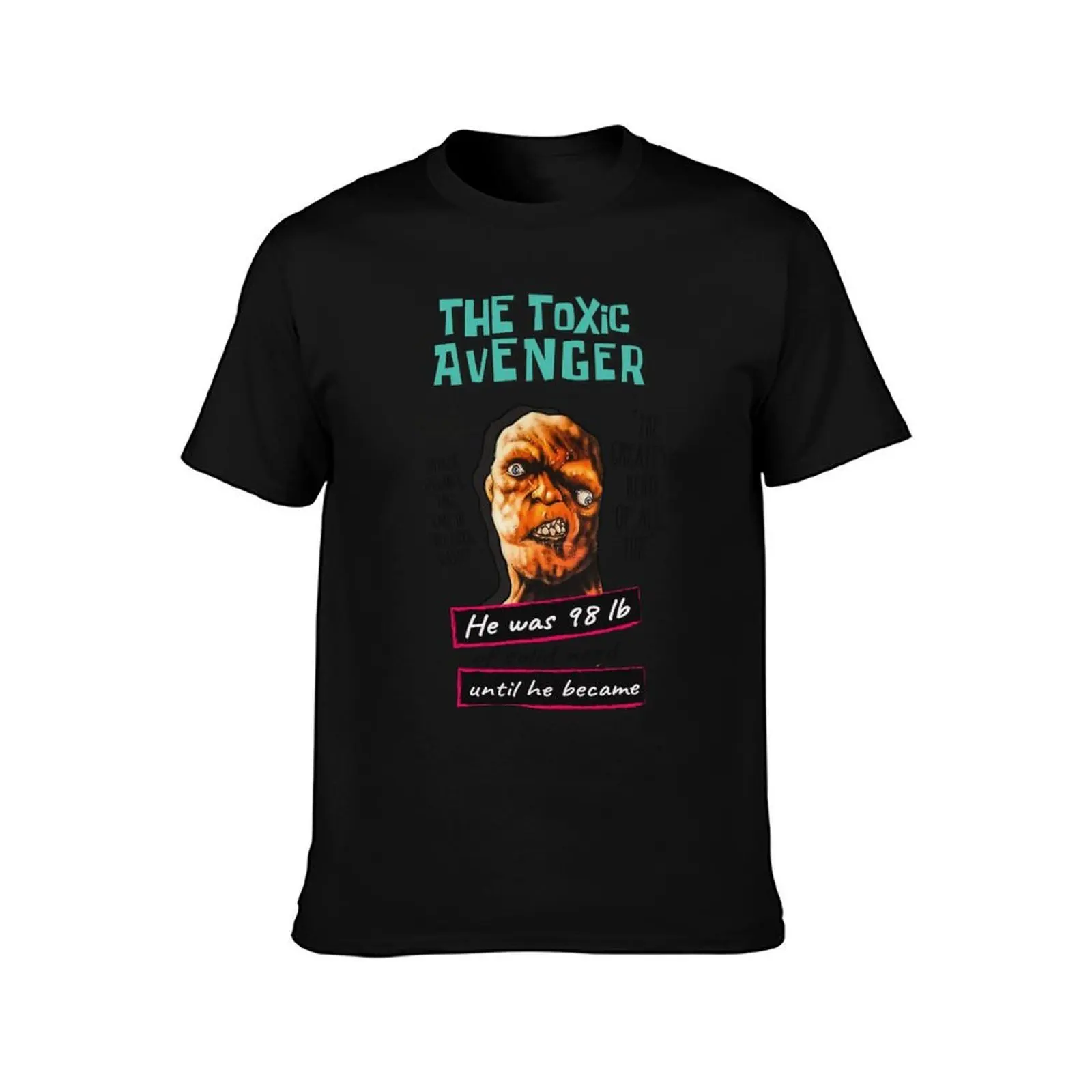 the toxic avenger T-Shirt, Summer Casual Cotton Tee, Oversized Streetwear Tops, Vintage Graphic Print, Loose Fit Short Sleeve