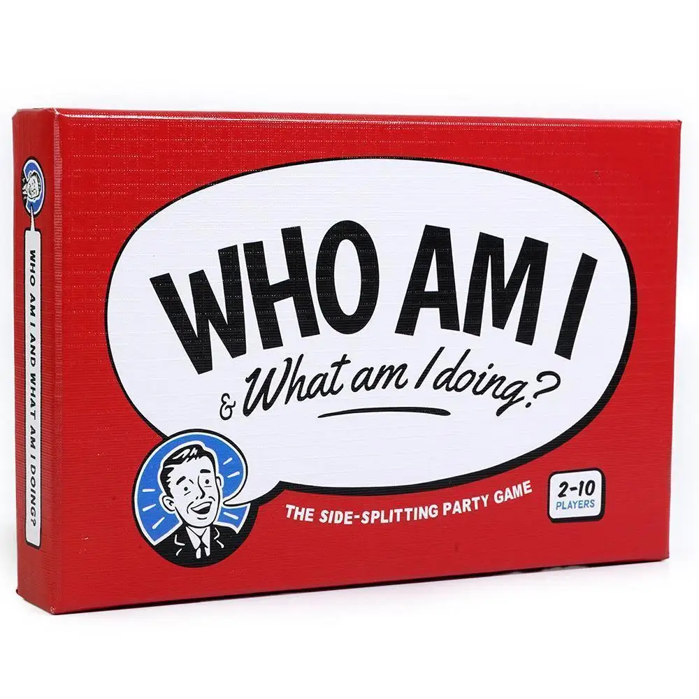 

Who Am I & What Am I Doing Card Game: A Riotous Party Game for 2-10 Players