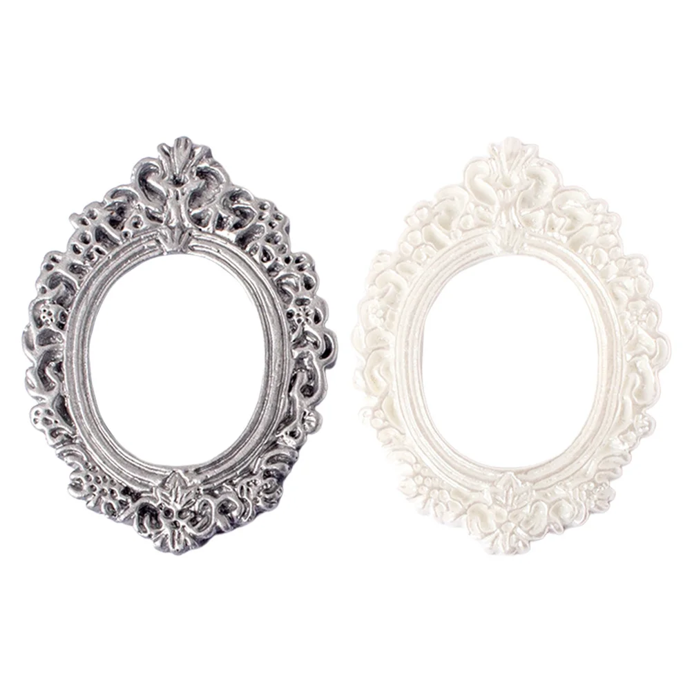 ชุดกรอบเรซิ่น 12 ชิ้น สำหรับตกแต่งเคสมือถือ DIY อุปกรณ์งานฝีมือ กรอบจำลองสำหรับกล่องเครื่องเขียน ของตกแต่งงานปาร์ตี้ที่บ้าน