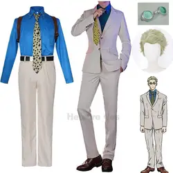 Anime JJK Nanami Kento Cosplay CostumeUniform Nanami Kento Wig Shoes Glasses Tie Coat Shirt Pants Men Cos Suit