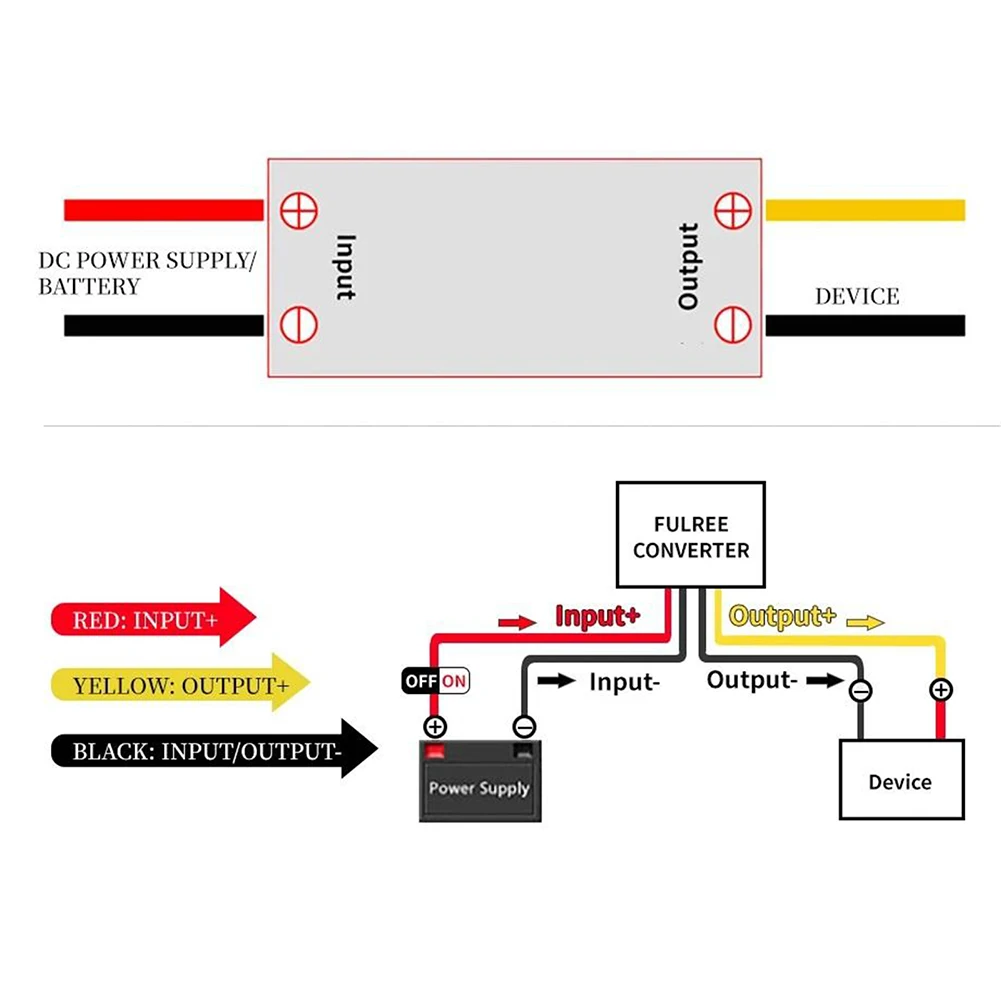 High Reliability DC 5-11V to 12V Step-up Converter 1A 12W for Automotive Marine Industrial and LED Applications