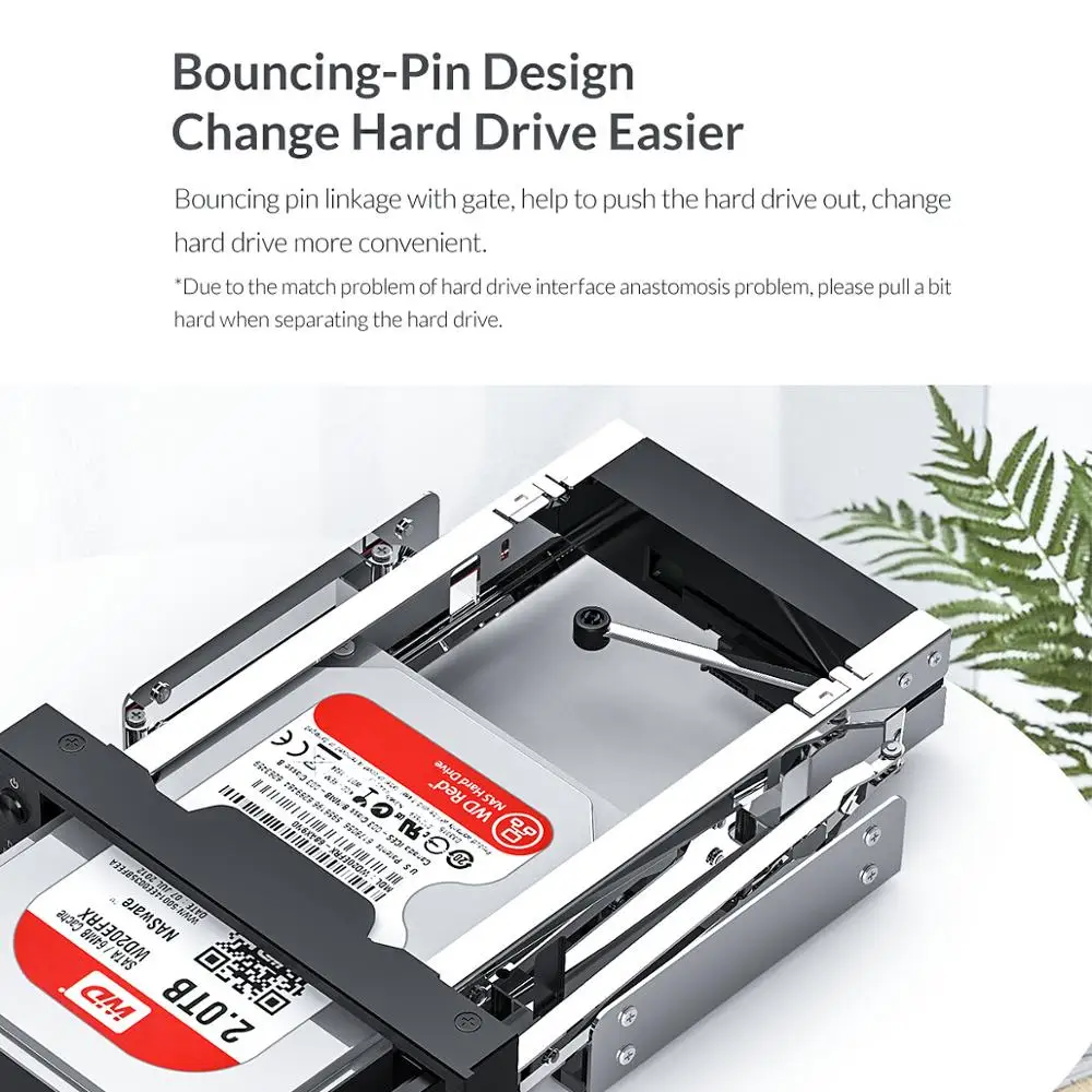 ORICO Hard Drive Caddy 3.5 to 2.5 inch Stainless Internal Hard Drive Mounting Bracket Adapter 3.5 inch SATA HDD Mobile Frame