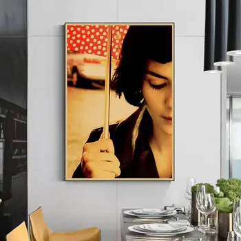 法國浪漫電影《天使愛美麗》海報,奇幻愛情電影帆布印刷牆面藝術裝飾掛畫,家居房間裝飾 10 最佳銷售 法國海報 - №5