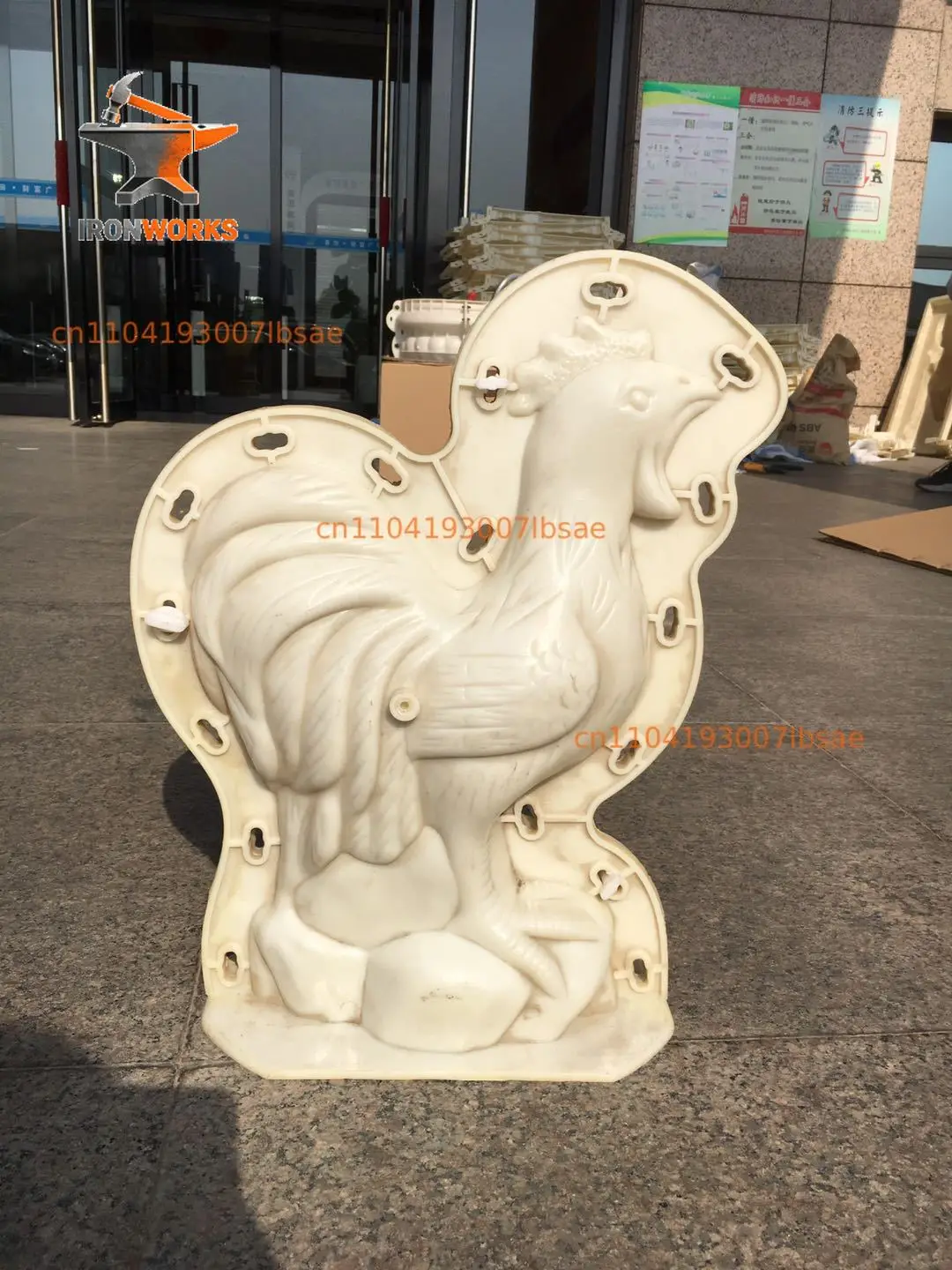 ABS House decoration ornament concrete animal Rooster mould