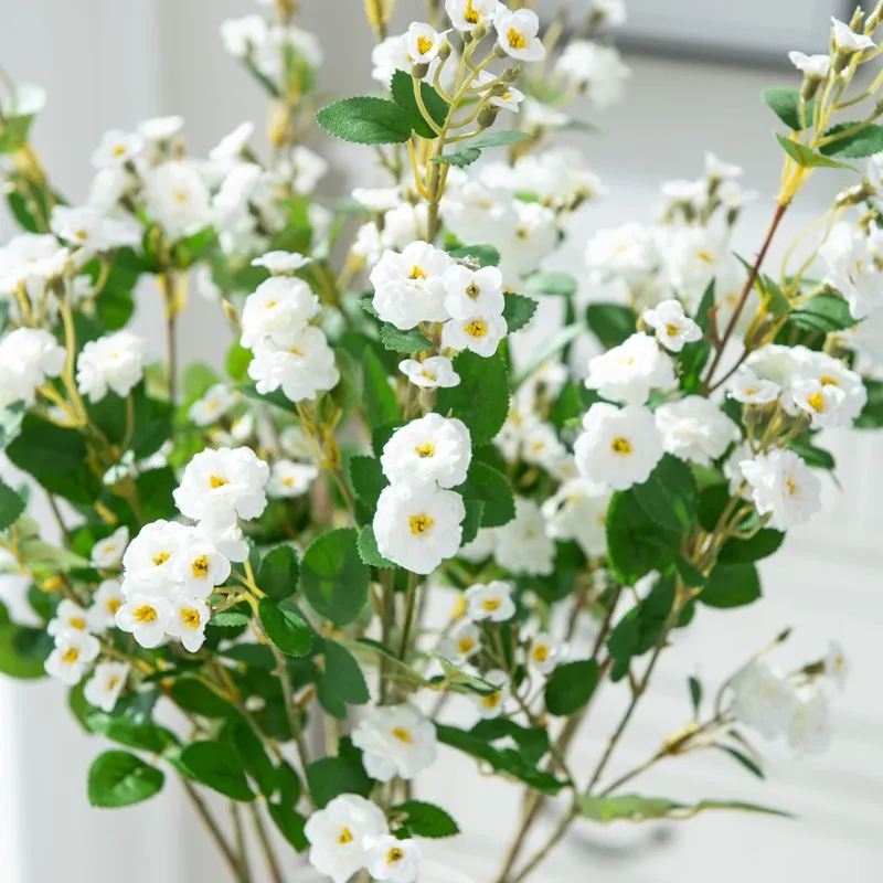 Künstliche Blumen Handgefertigte Gänseblümchen für Zuhause, Tisch, Vase, Garten, Festival, DIY-Kranz, Hochzeit, Brautstrauß, Bonsai-Dekoration – Detail 8