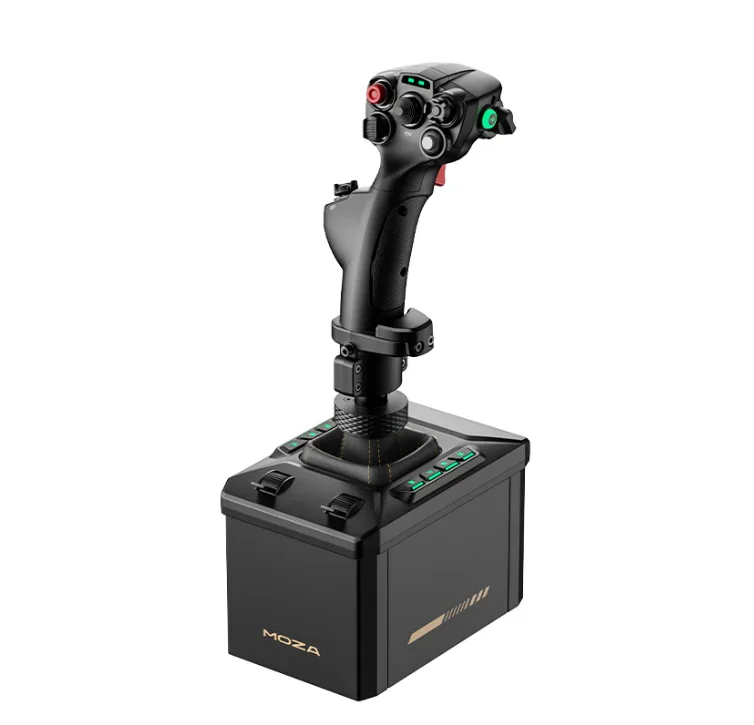 MOZA AB6 6Nm Flight Sim Bundle Featuring Force Feedback Base & MHG Flightstick with 29 Programmable Inputs