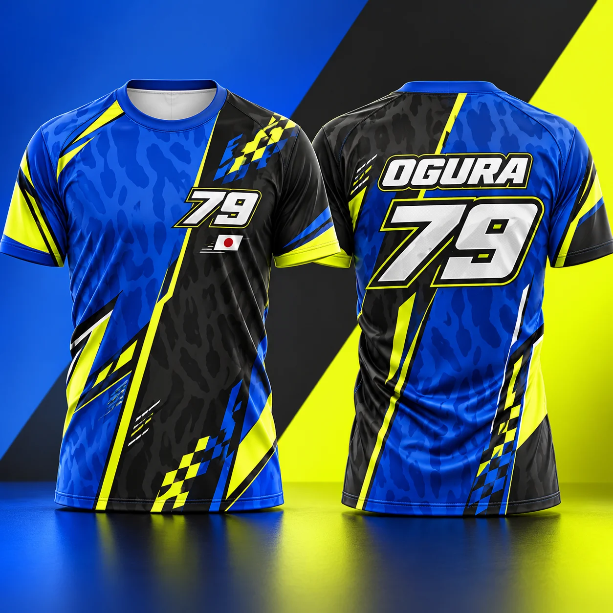 Ogura 79 Mens Pro Motorcycle Racing Jersey Summer Track Day Casual Streetwear Unisex Motorsport Fan Gift Athletic Graphic Shirt