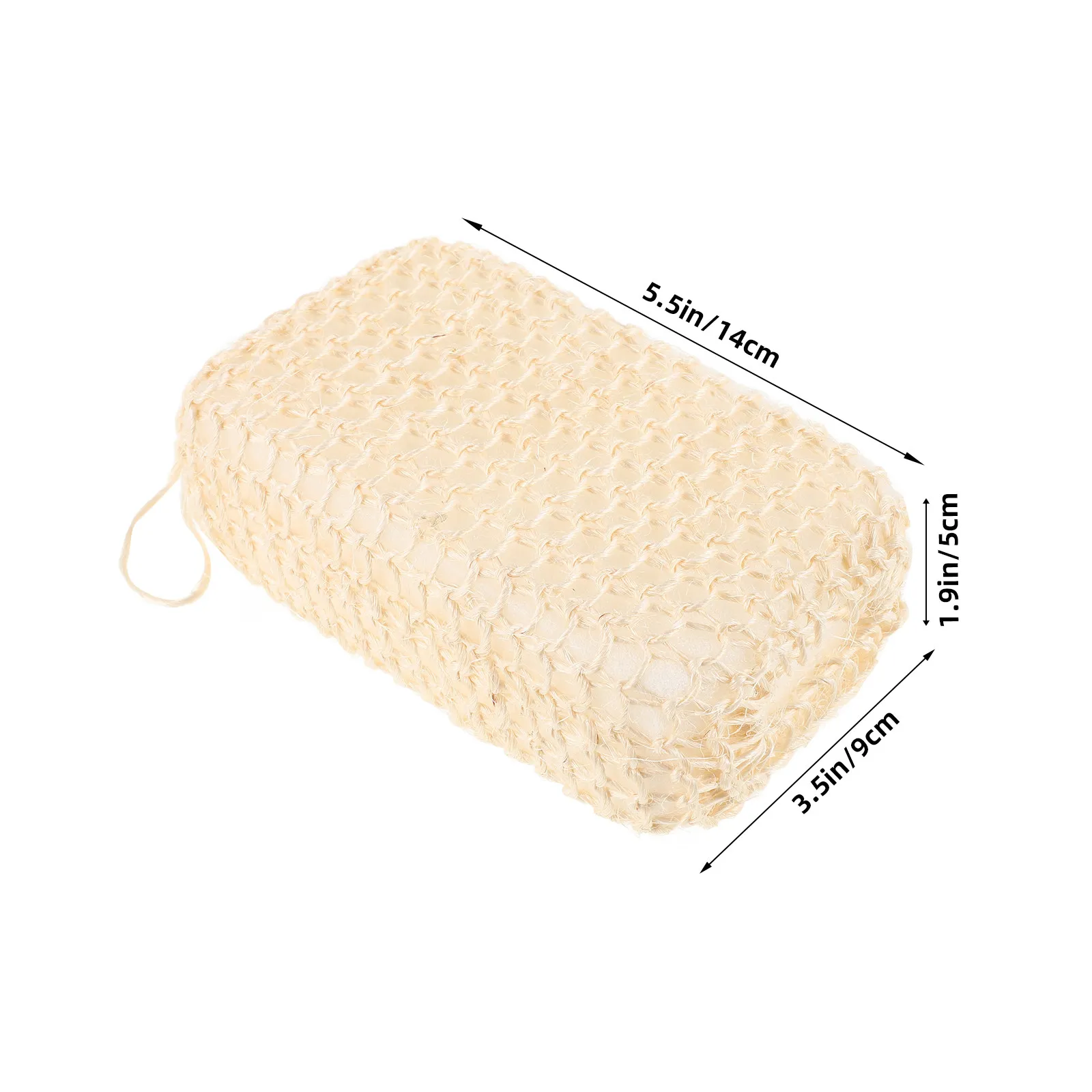 Natural Sisal Bath Loofah Sponge – Exfoliating Body Scrubber for Deep Cleansing & Soft Skin