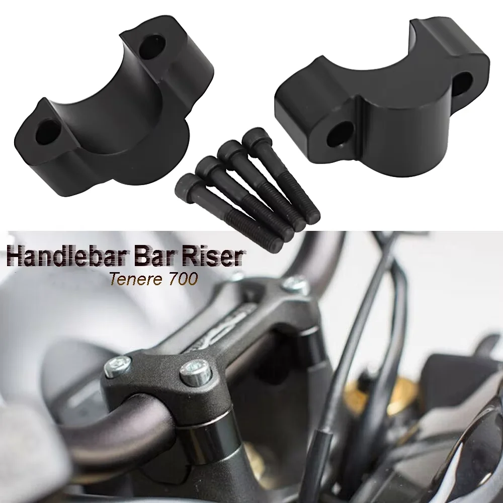 

Motorcycle Accessories Handlebar Risers Mounting Mount Riser CNC Billet Aluminum For Yamaha Tenere 700 TENERE 700 Tenere700