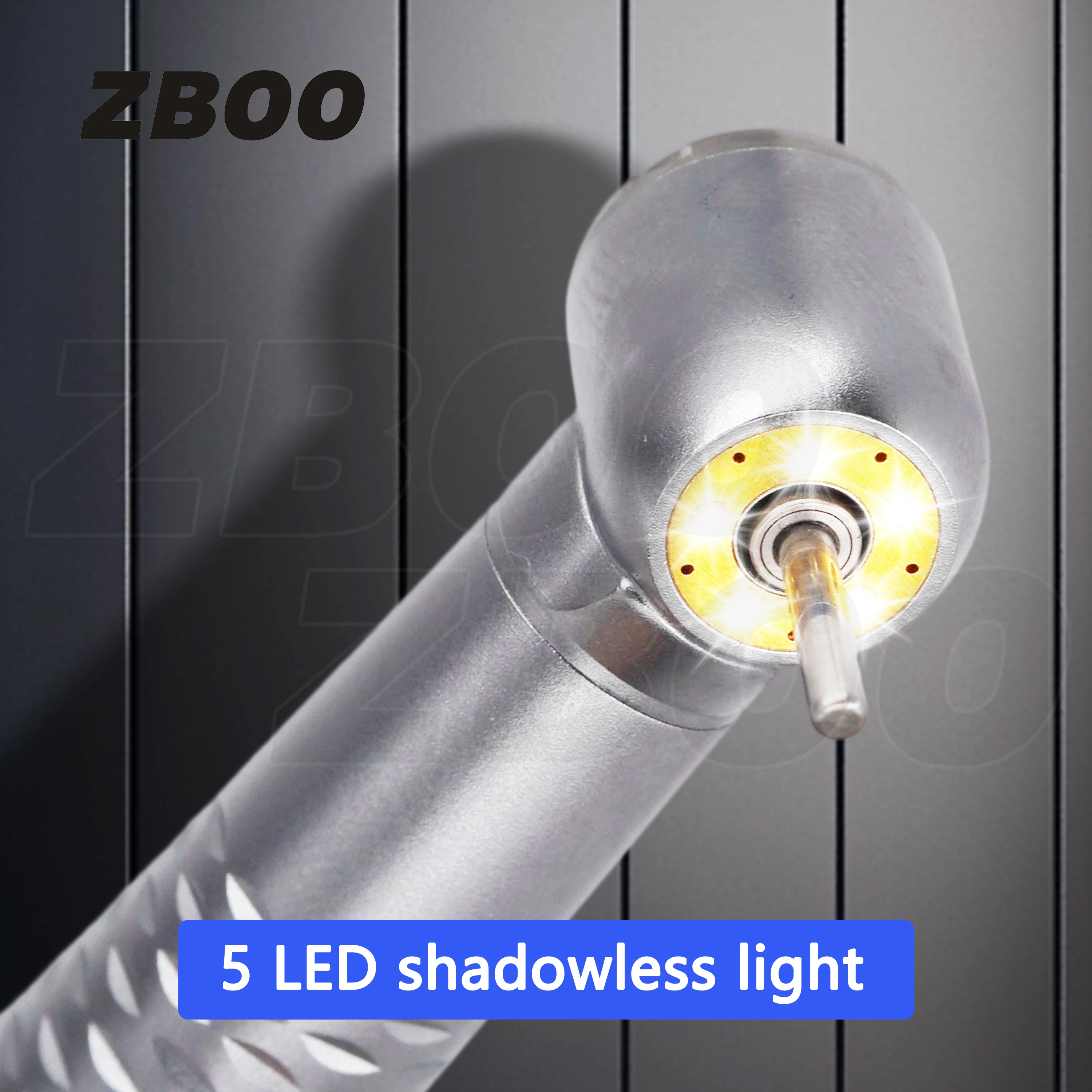 Dental 5 LED Light High Speed Handpiece Shadowless E-Generator Air Turbine for Dentist 2/4 Holes 5 Water Spray Dental Equipment