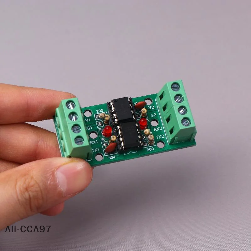 1/3/5pcs Two-way UART Communication Protocol Serial Port Isolation Module Dual 6N137 Optocoupler Chip Of 600-250K Baud