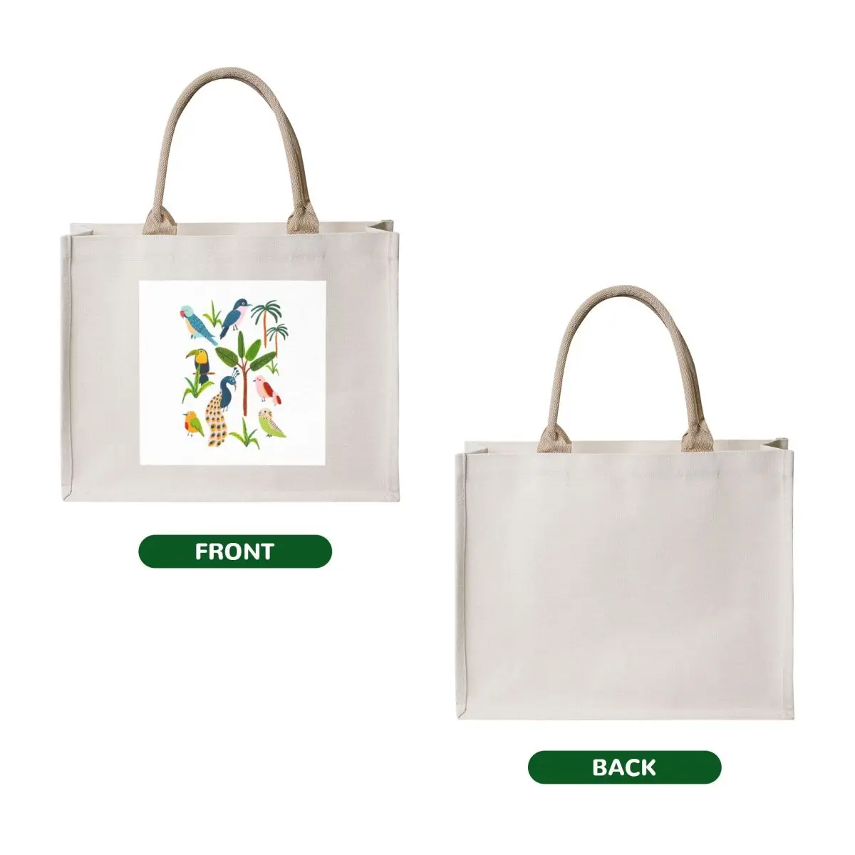 Bird Species Tote Bag reusable shopping bags shopper bag women Shopper bag supermarket folding