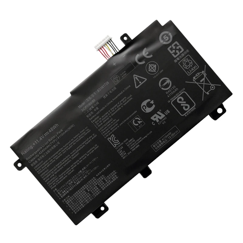 Laptop Battery B31N1726 B31N1726-1 For FX504 FX504G FX504GD FX504GE FX504GM FX505 FX505DT FX505DV FX505GE FX80 Series 11.4V/48Wh