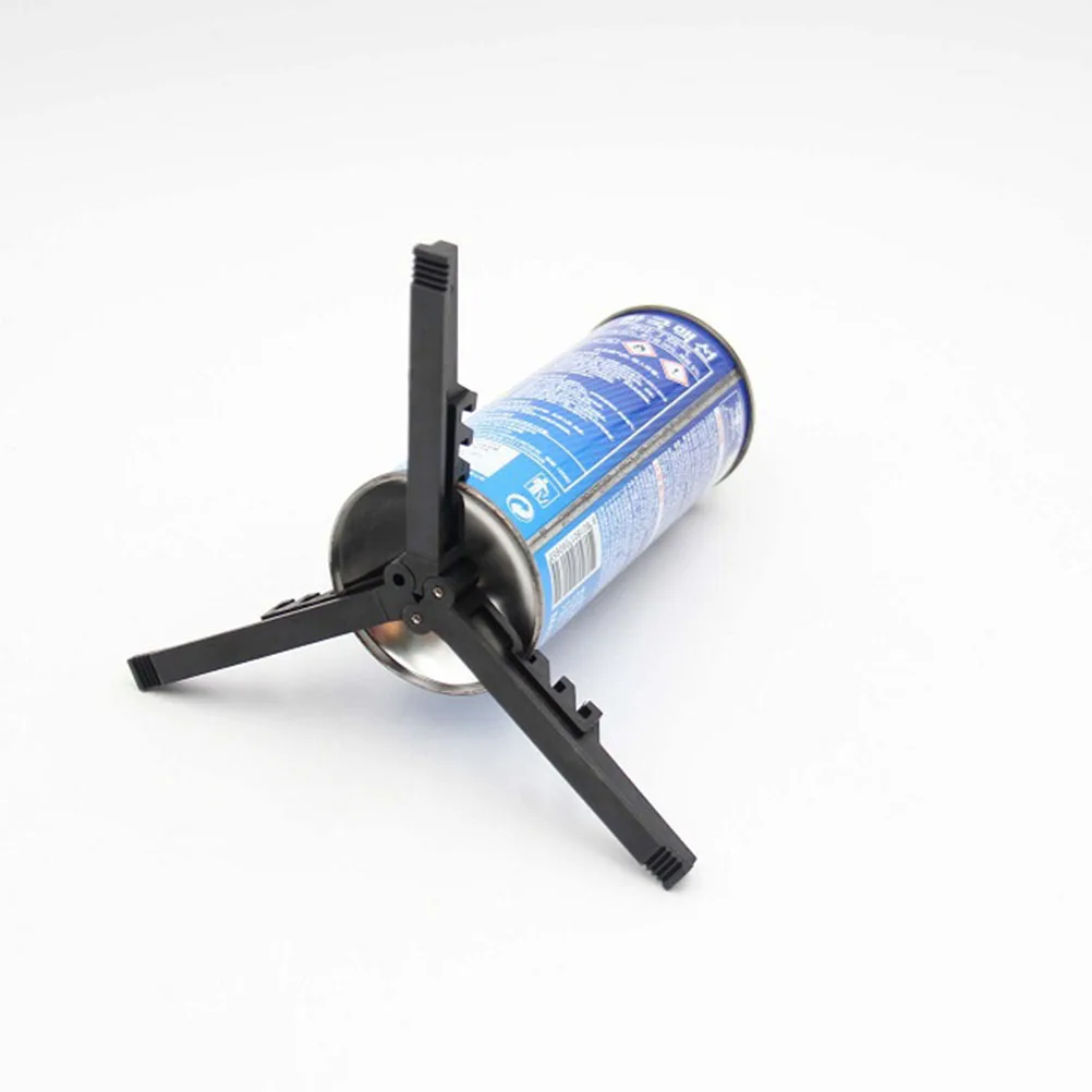 

2Pcs Folding Stove Stand for Camping Heavy Duty Fuel Canister Stand Small Gas Tank Rack with Stabilizing Tripod Base