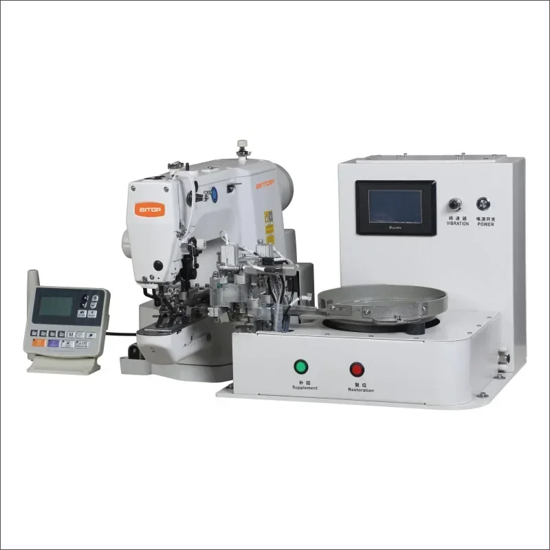 BT-958-438D automatic button attaching sewing machine press button machine for garment