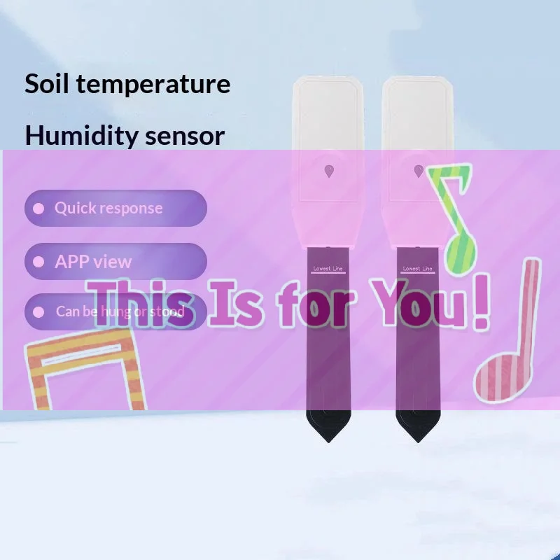 Smart ZigBee Soil Moisture Sensor With Temperature & Humidity Monitoring App Control For Garden Care And Plant Irrigation Automa