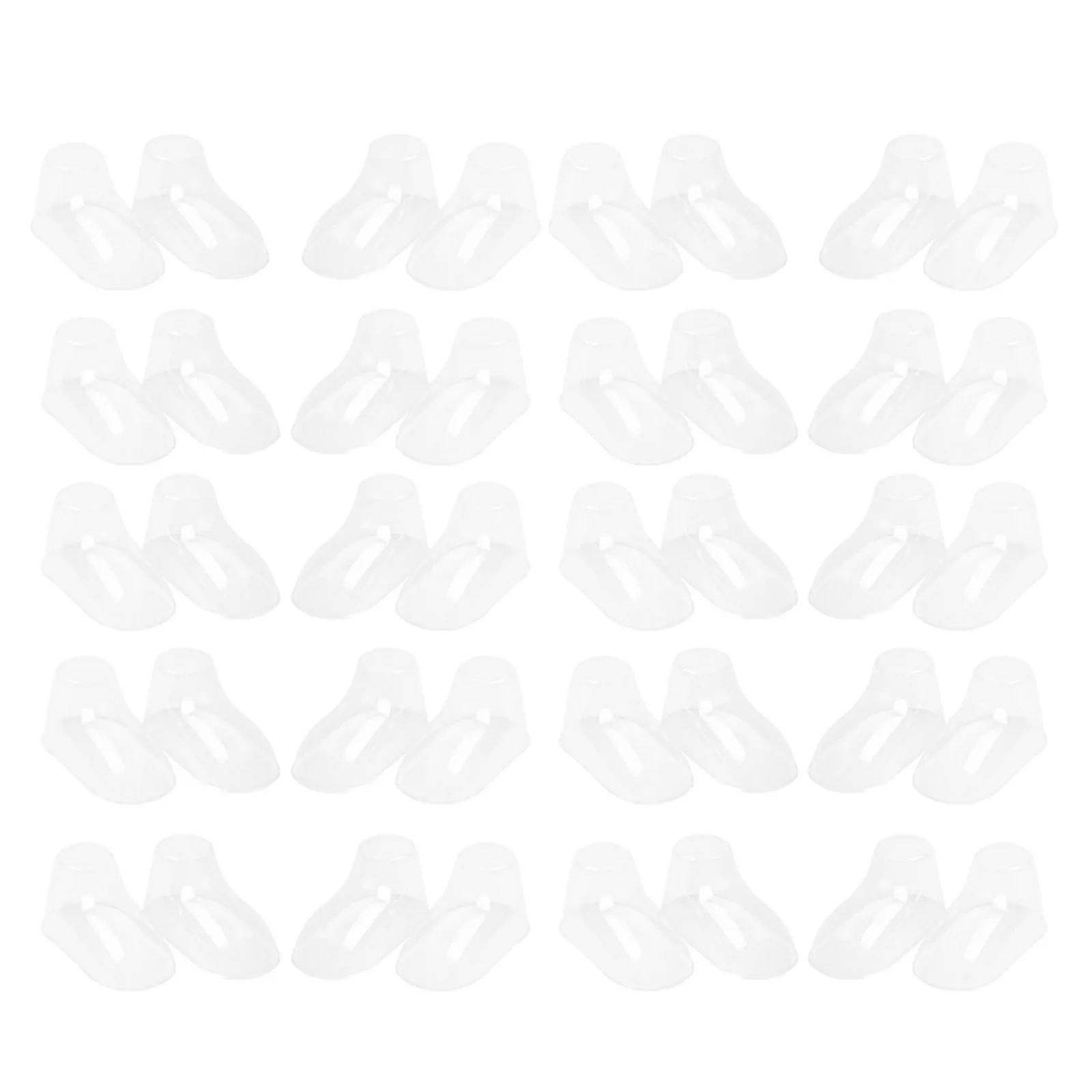 

100 шт. прозрачных форм для детских носков и обуви из ПВХ, витринные подставки-фиксаторы для обуви малышей, подарок