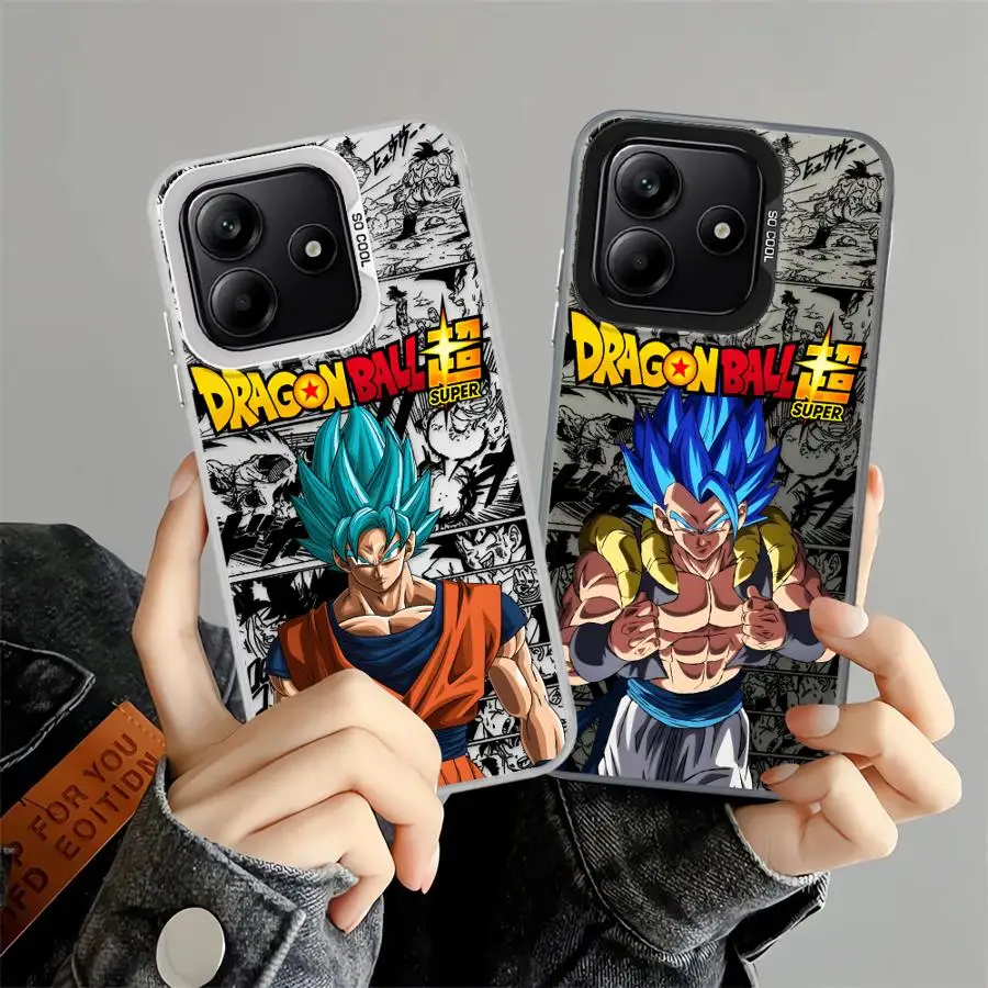 حافظة لهاتف شاومي ريدمي نوت 12s 14 Pro Plus 13 12 11 9s 10Lite 10s 11s غطاء هاتف خلفي من أنيمي D-ra-gon Ball Vegeta Go-ku #1