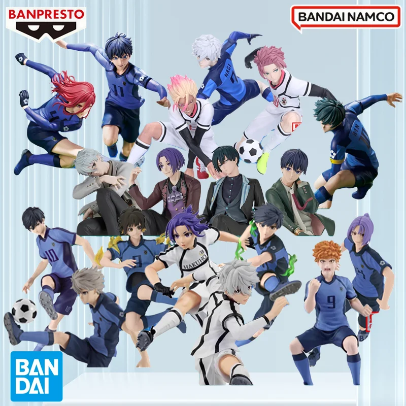 

Bandai Original Banpresto Anime Blue Jail Isagi Yoichi Bachira Meguru Chigiri Hyoma Nagi Seishiro PVC Action Figure Model Toys