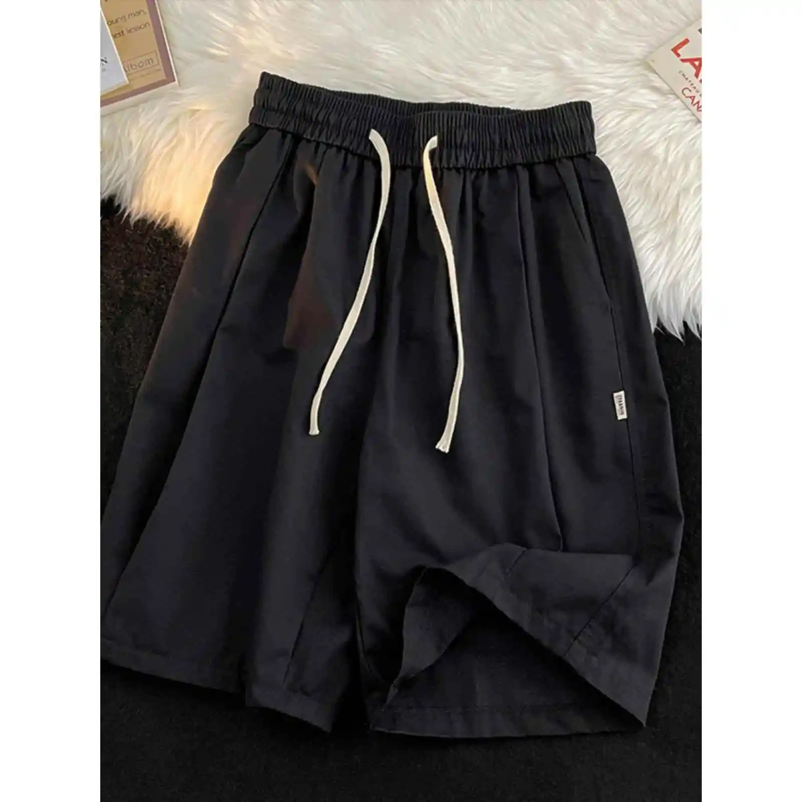 

Summer Thin Men's Casual Color Sports ort Pants Korean Hong Kong Sle Japanese Brand Trendy Student Mid-Length orts