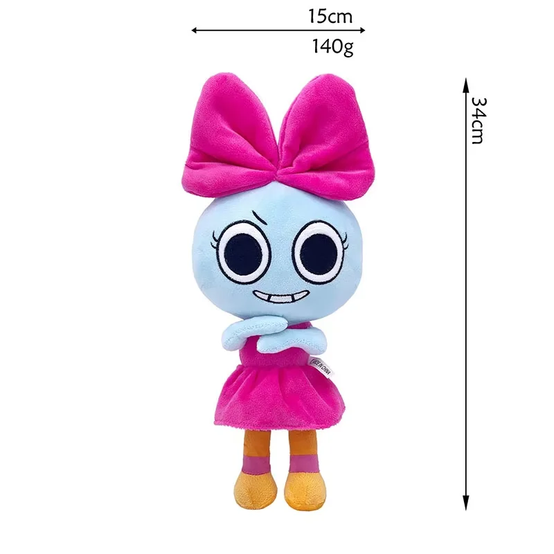 Soft Cartoon Plush Toys Stuffed Dolls Pillow Cute Plushie for Kids Fans Collection Birthday Gift Home Decor