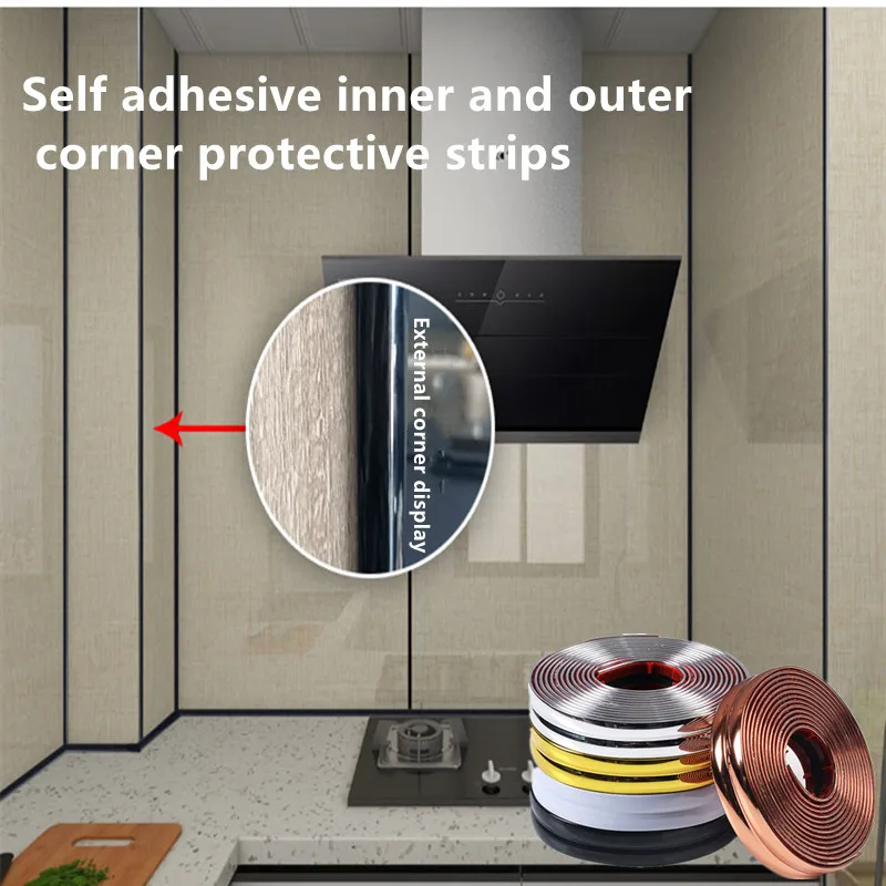 

Anti-Collision Wall Corner Bumper Strip Sticker Child safety furniture Protector Door Edge Guards Trim Molding Protection Strips